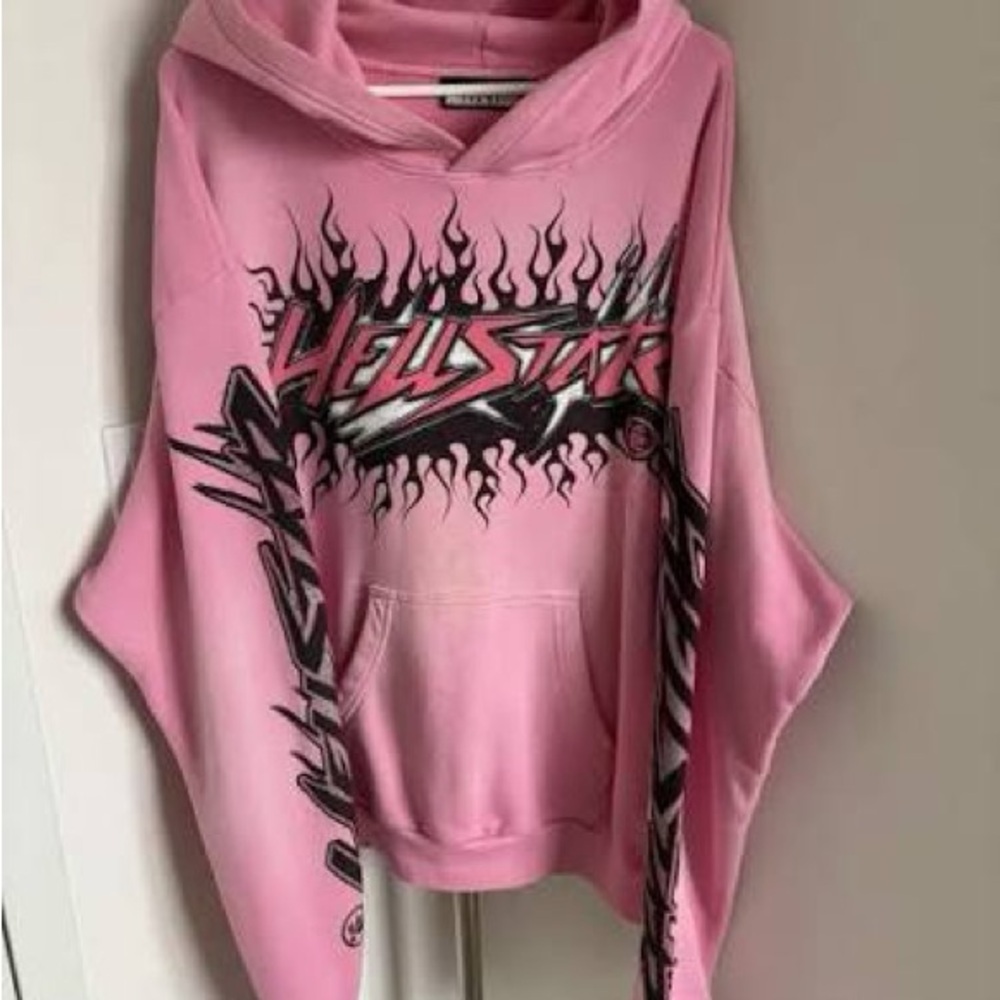 Pink Graphic Hoodie